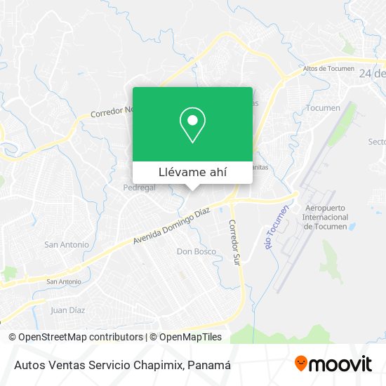 Mapa de Autos Ventas Servicio Chapimix