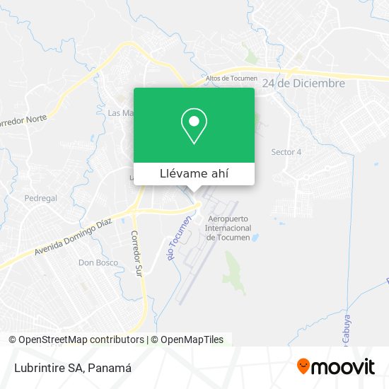 Mapa de Lubrintire SA