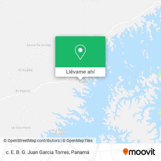 Mapa de c. E. B. G. Juan Garcia Torres