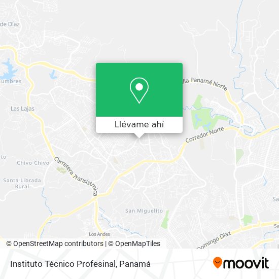 Mapa de Instituto Técnico Profesinal