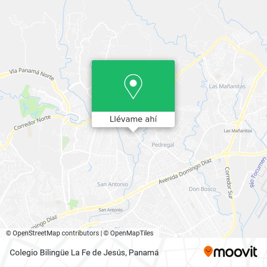 Mapa de Colegio Bilingüe La Fe de Jesús