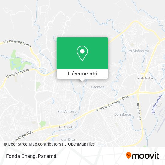 Mapa de Fonda Chang