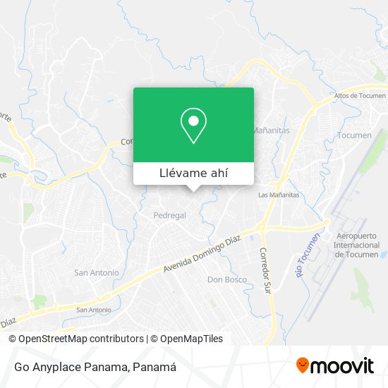 Mapa de Go Anyplace Panama
