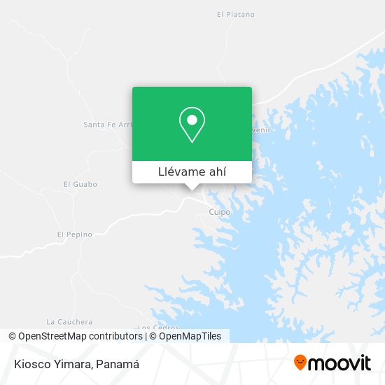 Mapa de Kiosco Yimara