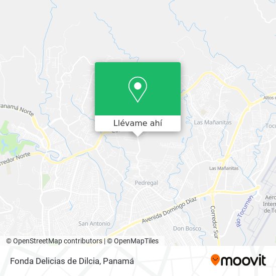 Mapa de Fonda Delicias de Dilcia