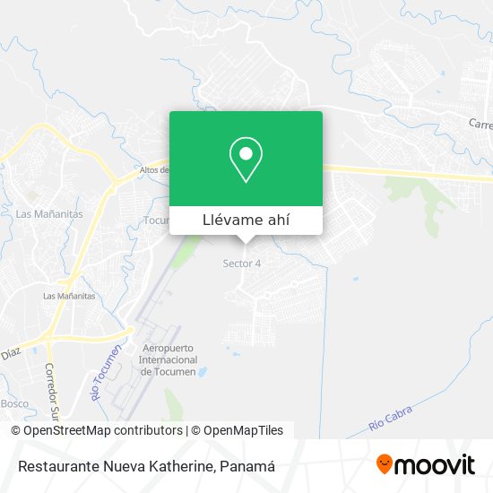 Mapa de Restaurante Nueva Katherine