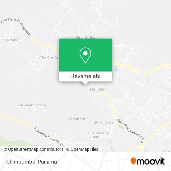 Mapa de Chimbombo