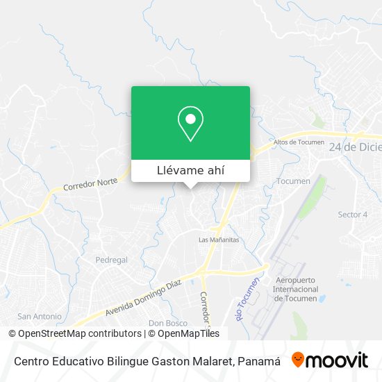 Mapa de Centro Educativo Bilingue Gaston Malaret