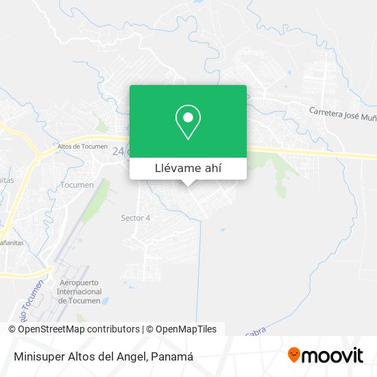 Mapa de Minisuper Altos del Angel
