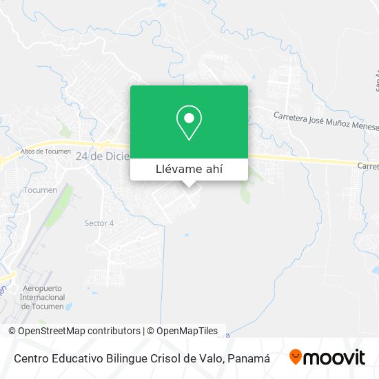 Mapa de Centro Educativo Bilingue Crisol de Valo