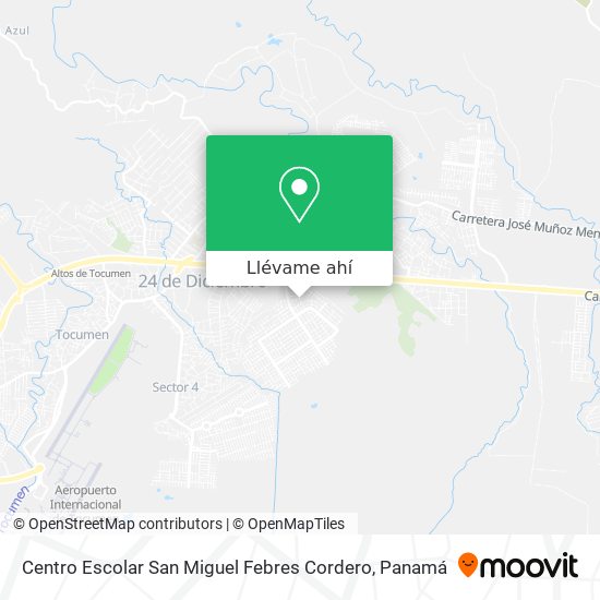 Mapa de Centro Escolar San Miguel Febres Cordero