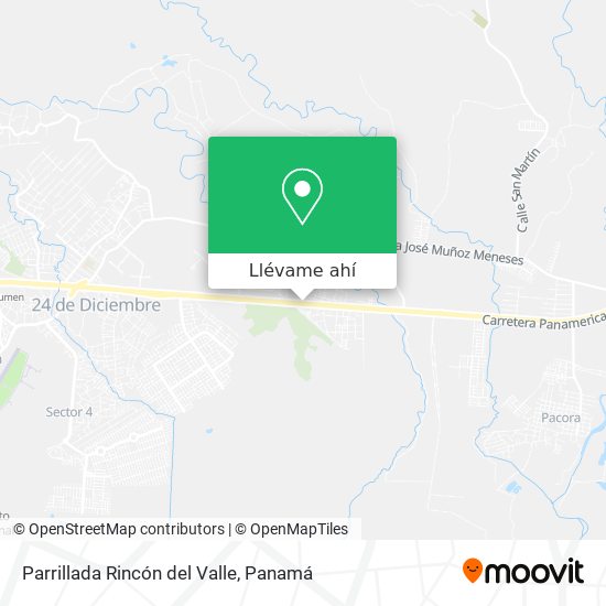 Mapa de Parrillada Rincón del Valle