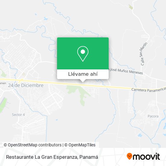 Mapa de Restaurante La Gran Esperanza