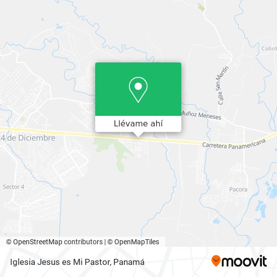 Mapa de Iglesia Jesus es Mi Pastor