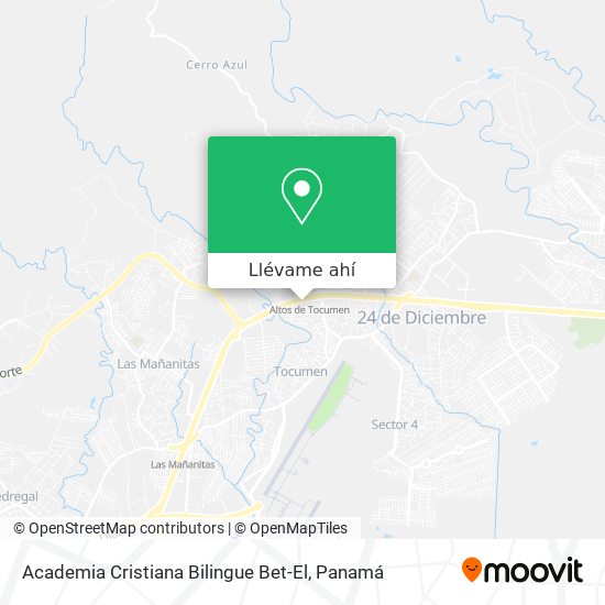 Mapa de Academia Cristiana Bilingue Bet-El