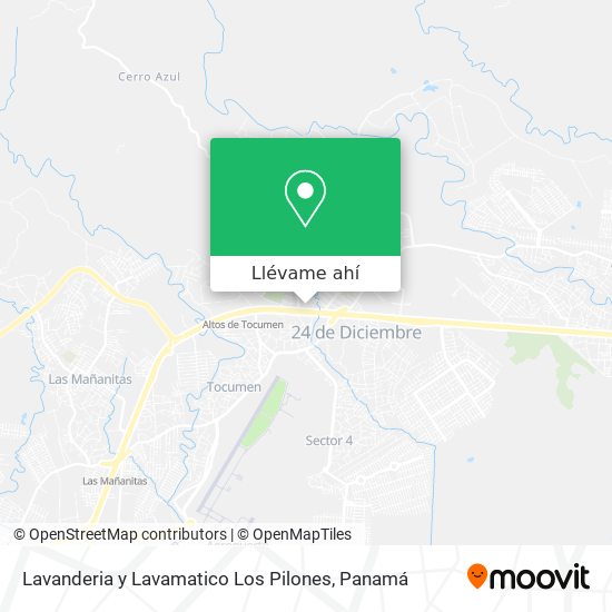 Mapa de Lavanderia y Lavamatico Los Pilones