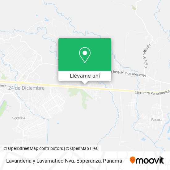 Mapa de Lavanderia y Lavamatico Nva. Esperanza