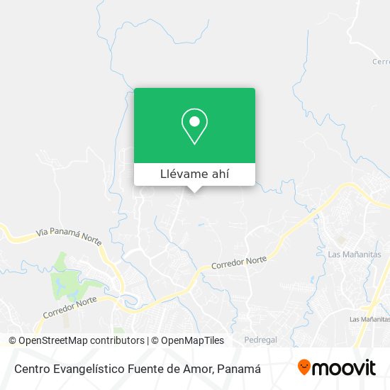 Mapa de Centro Evangelístico Fuente de Amor