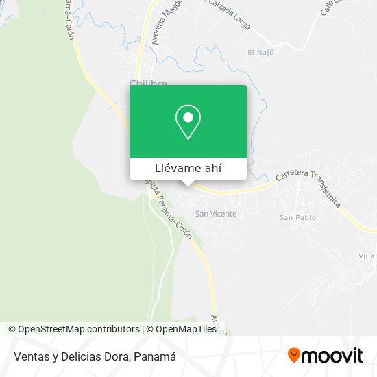 Mapa de Ventas y Delicias Dora