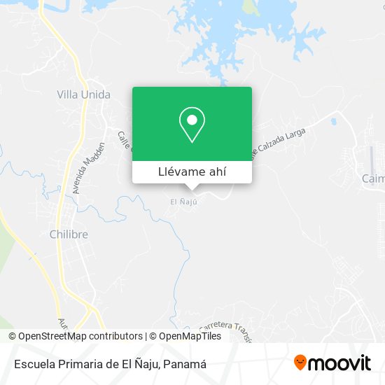 Mapa de Escuela Primaria de El Ñaju