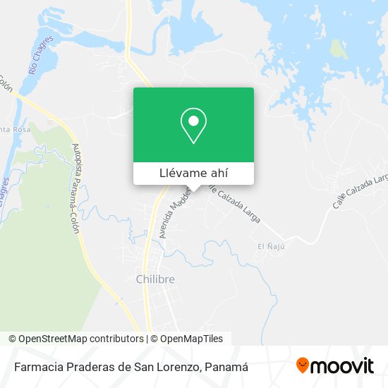 Mapa de Farmacia Praderas de San Lorenzo