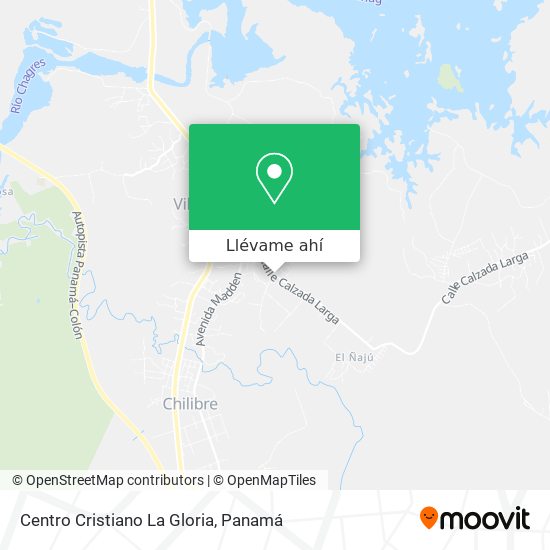 Mapa de Centro Cristiano La Gloria