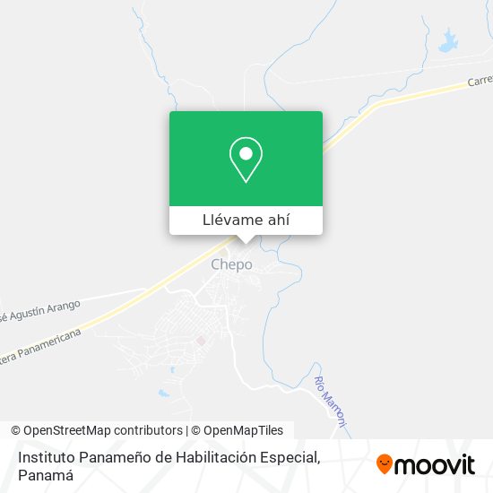 Mapa de Instituto Panameño de Habilitación Especial