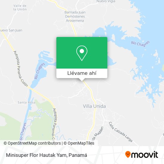 Mapa de Minisuper Flor Hautak Yam