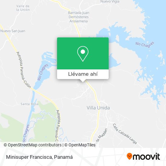 Mapa de Minisuper Francisca