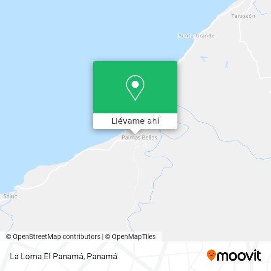 Mapa de La Loma El Panamá