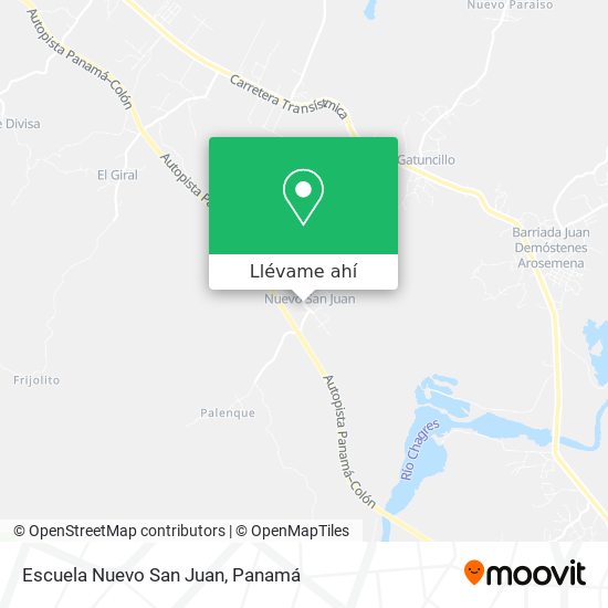 Mapa de Escuela Nuevo San Juan