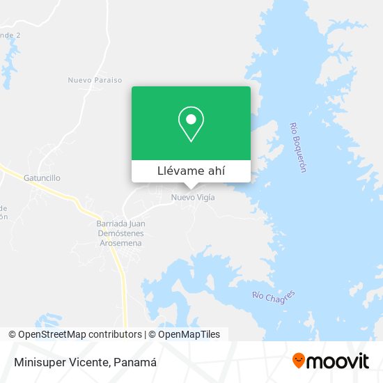 Mapa de Minisuper Vicente