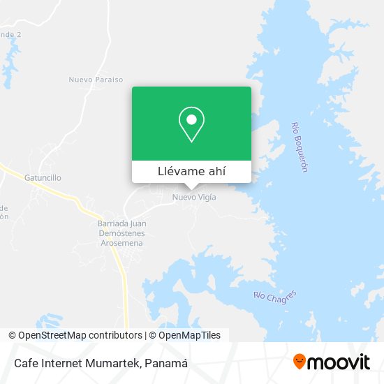 Mapa de Cafe Internet Mumartek