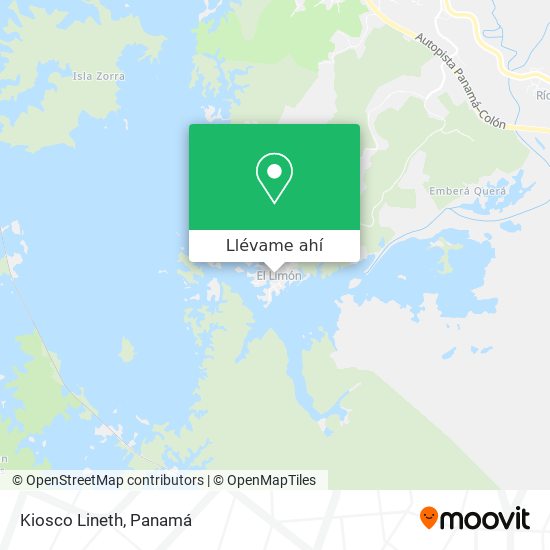 Mapa de Kiosco Lineth
