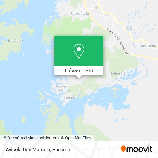 Mapa de Avicola Don Marcelo