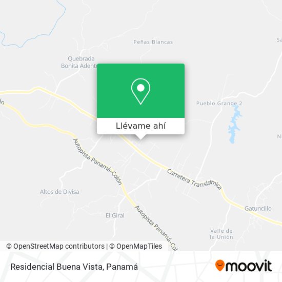Mapa de Residencial Buena Vista