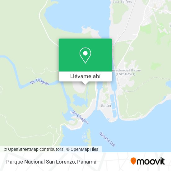 Mapa de Parque Nacional San Lorenzo