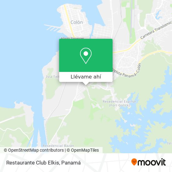 Mapa de Restaurante Club Elkis