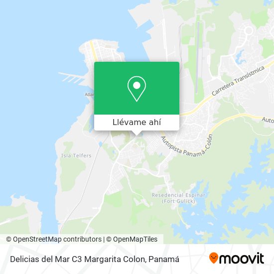 Mapa de Delicias del Mar C3 Margarita Colon