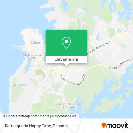 Mapa de Refresqueria Happy Time