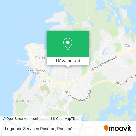 Mapa de Logistics Services Panama