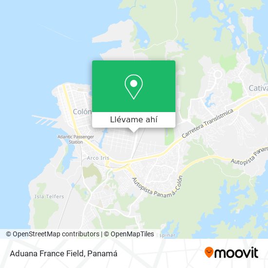 Mapa de Aduana France Field