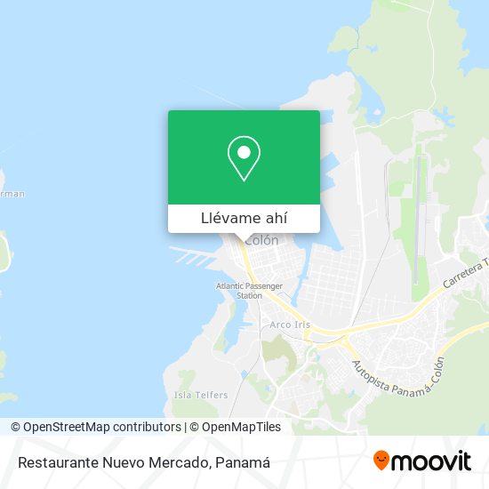 Mapa de Restaurante Nuevo Mercado