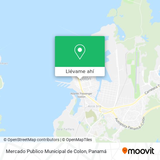 Mapa de Mercado Publico Municipal de Colon