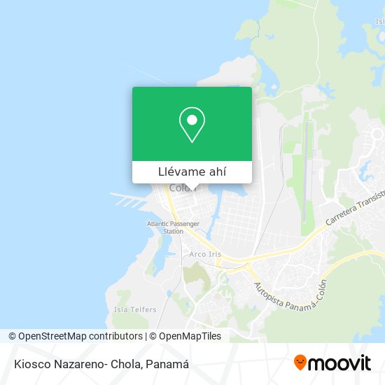 Mapa de Kiosco Nazareno- Chola