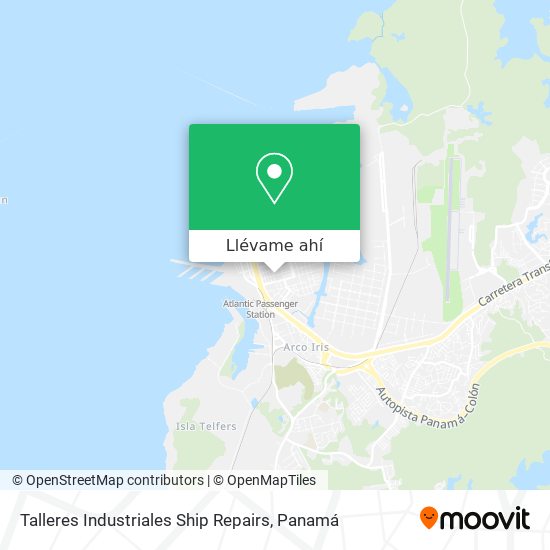 Mapa de Talleres Industriales Ship Repairs
