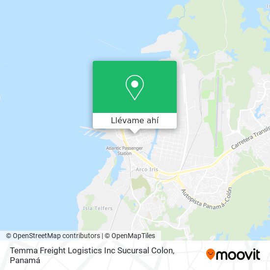 Mapa de Temma Freight Logistics Inc Sucursal Colon