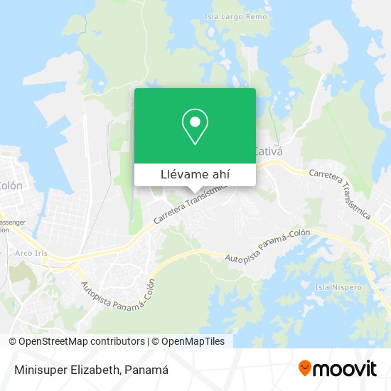 Mapa de Minisuper Elizabeth