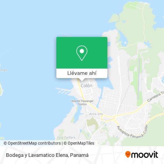 Mapa de Bodega y Lavamatico Elena
