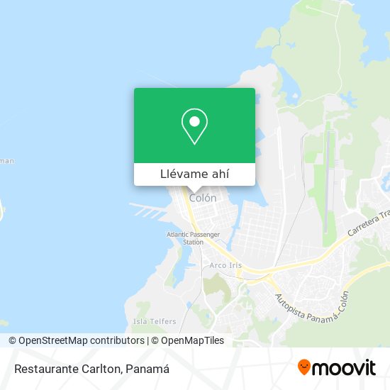 Mapa de Restaurante Carlton